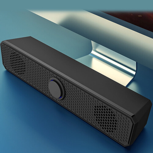 USB Powered Sound with Subwoofer, Sound for PC, Desktop Computer, Laptops Black 2