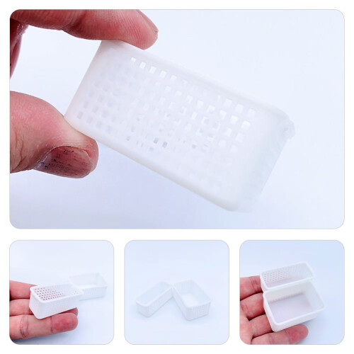 2 Pcs Dolls Bins Mini House Accessory Accessories 1