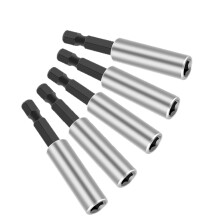 Set mit 6 magnetischen Sechskant-Bithalter-Verlängerungen, 60 mm