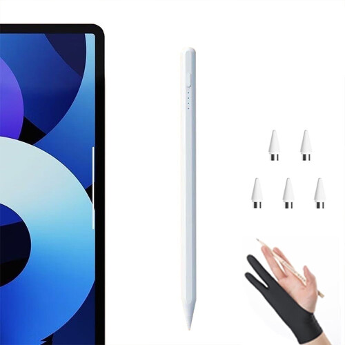 Caneta Stylus Compatível com iPhone 16 Pro Max, Celulares/Tablets Android e iOS – Carregamento Rápido, Stylus Universal com Ponta Dupla
