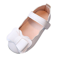 Toddler Shoes,Children Shoes Comfortable Soft Soled Casual Fashionable Flat Outdoor Bow Knot Shoes Walking,Toddler Boy Shoes,White,6-7 Years