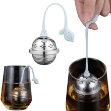 Boule à thé en acier inoxydable 304 avec poignée en silicone