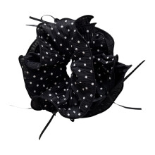 Haarschmuck aus weichem Stoff, weiches, elastisches-Schwarz