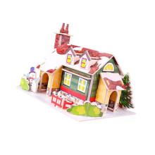 Kreative Weihnachtspuzzle-Bastelsets für Kinder und Familien,-2