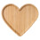 Bandeja de servir de madera con forma de corazón, 20x16 cm. 1