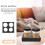 1Pcs Beverage Takeout Holder Foam Cup Compartment Rack Black for Takeaways 3