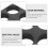 1Pcs Beverage Takeout Holder Foam Cup Compartment Rack Black for Takeaways 5