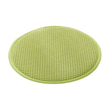 30 cm runda palldynor med band, halkfria retro-sittdynor för kök/matsal/barstolar (grön) – kompatibel med vanliga pallar