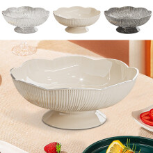 Plateau à fruits transparent, élégant plat de service, assiette à apéritifs de qualité, pour la maison, le salon, la table basse, la