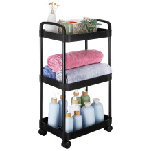 Chariot utilitaire roulant à 3 niveaux 14,7 po x 10,2 po