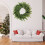 3D-realistischer PE-Weihnachtskranz, 24 Zoll 3