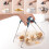Lève-assiettes pliable en acier inoxydable – 1 unité 4