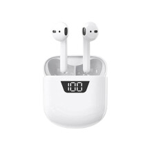 Wireless Earbuds Bluetooth 5.0, Noise Cancelling, Deep Bass, IP7 Waterproof, LED Display, Compatible with iPhone & Android