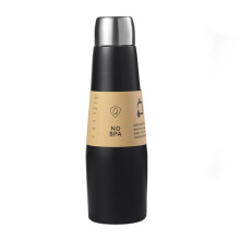 Botella de agua reutilizable, ecológica y libre de BPA, con tapa a prueba de fugas, 500 ml, duradera y ligera para uso diario.