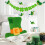 St. Patrick's Day-kudde hattformad kudde 41x33 cm 6