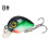 2 Stück 3 cm/1,6 g Spinner-Zubehör Swimbait-Köder Crankbait realistische Silhouette Angelköder 1
