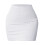 Dames basic kokerrok met hoge taille, elastisch model, geribbelde gebreide korte bodycon rok 1