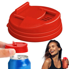 Tapas de plástico reutilizables para latas – Protectores redondos para refrescos de cola,