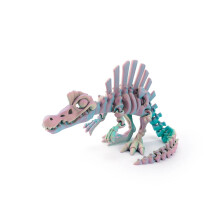 1pc 3D Printed Dinosaur Movable Echinosaurus Figurine Dragons Bone Model Desktop Craft Ornament Creative Novelty