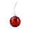 Boule à facettes rouge décorative pour discothèque d'intérieur et fêtes. 4