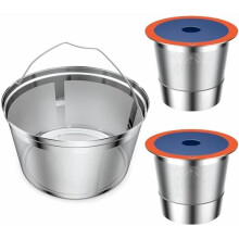 Capsules K-Cup réutilisables en acier inoxydable pour Keurig 1.0 et 2.0 – 2