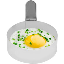 Cercle à œufs en acier inoxydable 9 cm – pour œufs au plat et crêpes