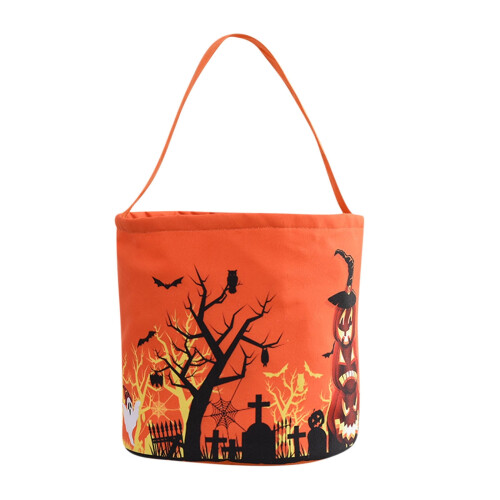 Halloween LED Candy Basket Bag 25x28cm