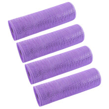 Ensemble de 4 mailles pratiques pour la décoration de sapin de Noël, idéales pour la confection de couronnes à nœuds et de compositions florales