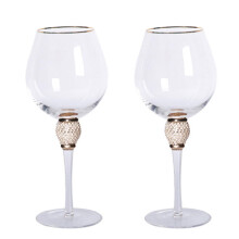 Flûtes à champagne à paillettes, lot de 2