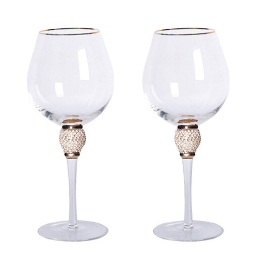 Flûtes à champagne à paillettes, lot de 2