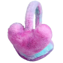 Heart Shape Earmuffs For Women And Girls, Soft Fleece Lining, Adjustable Winter Ear Covers For Outdoor Use