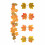 Maple Leaf Fall Garland 39 in 1
