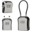 4-Digit Combination Key Lock Box – Aluminium, Wall or 1