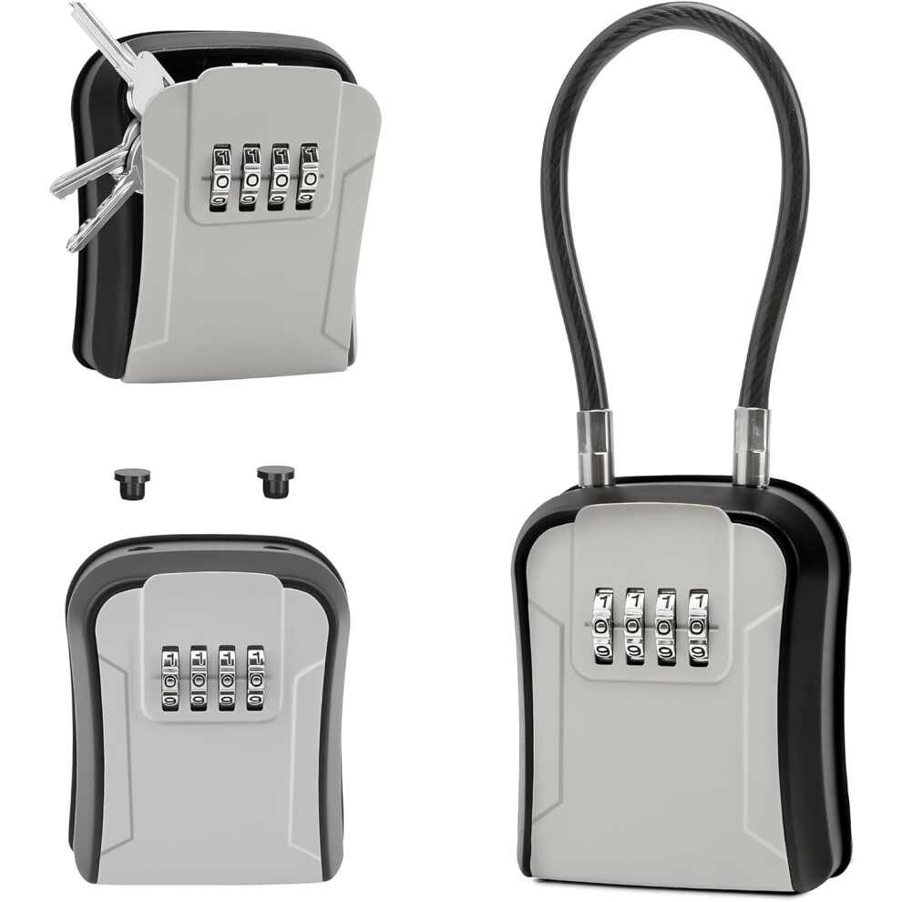 4-Digit Combination Key Lock Box Â Aluminium, Wall Or 9181073705557