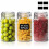 Glasbehälter mit luftdichten Deckeln, 34 oz (ca. 1 Liter), 3er-Set 1