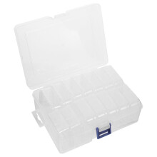 Boîtes de rangement transparentes pour perles avec couvercles (lot de 14)
