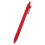 Stylo à bille rétractable, encre noire, corps rouge, 1,0 mm 1