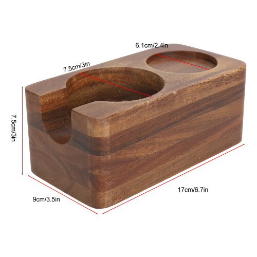 58mm Holz 488g Protafilterhalter Tamperständer 1