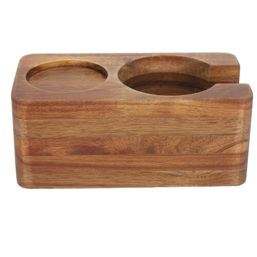 58mm Holz 488g Protafilterhalter Tamperständer 2