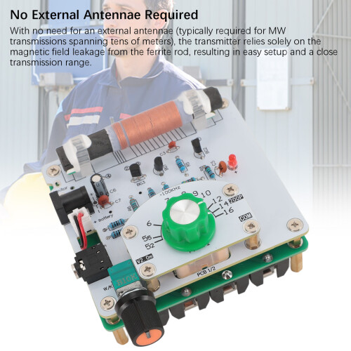 MW-Sender 525-1605kHz, 6V PCB DIY-Modul 2