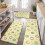 Easter chick yellow kitchen rugs set of 3, 2