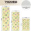 Easter chick yellow kitchen rugs set of 3, 4