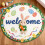 Round Easter Bunny Welcome Mat, Absorbent & Durable, 40/60/80cm, Compatible with Easter Decor 4