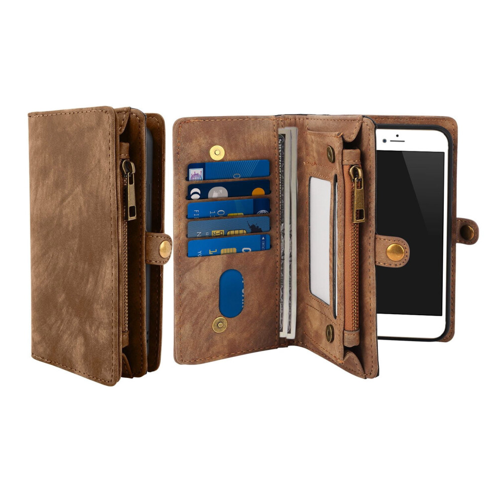 Leather Wallet Case For Iphone 6S Plus Â 13 Card Slots, 9058772236685