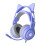 Lilla katteøre gamingheadset med kabel, 3,5 mm 3