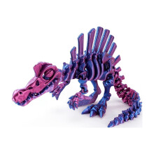 1 Stück 3D-gedruckte, bewegliche Echinosaurus-Figur, Drachenknochenmodell, Tischdekoration, kreative Neuheit