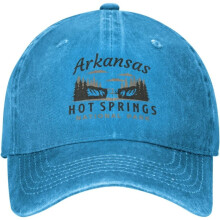Caipín Daorchluiche Poileistear Éadrom 1pc do Mhná – Arkansas Hot Springs NP, Dearadh Cartúin, In-nite sa Mheaisín, Comhoiriúnach le