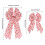 Heart Bow Decor for Tree Topper Gift Wrapping Wedding 3