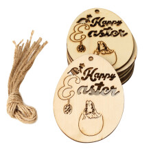 10 Stück Ostereier-Ornamente zum Selbermachen, Hängende Anhänger, Heimdeko & Wanddekoration, Frühlingsfest & Alltagsaccessoires