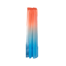 Ombre Room Darkening Curtains for Bedroom, Living Room Decor, Elegant Sheer Curtains, Orange and Teal Curtains, 1 Panels, Mint Green and Teal, 1x2 M